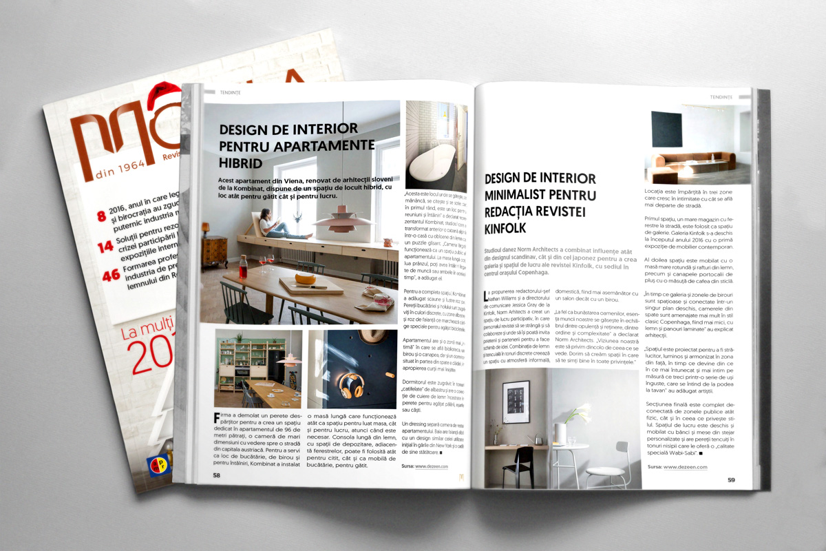 Design grafic si tehnoredactare revista